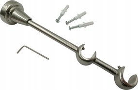 Dupla Konzol Fém Függönykarnis fi19+19mm Nikkel