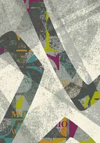 New Look Szőnyeg Avantgárd Stílusban 120X170 Szürke