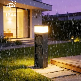 Brilagi -Kültéri lámpa 2 db SCHUKO aljzattal PILLAR 1xG9/11W/230V IP44 antracit