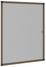 barna ablakszúnyogháló 80x100 cm