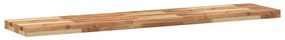 olajbevonatú tömör akácfa függőpolc 160 x 30 x 4 cm
