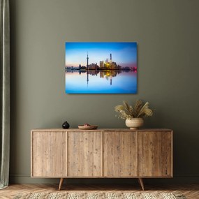 Egy kép a reggeli égboltról Sanghaj felett (üvegen) (70x50 cm)