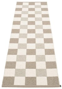 Bézs-krémszínű kültéri-beltéri futószőnyeg 70x240 cm Pix Dark Linen – Pappelina