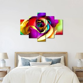 Kép - Színes rózsa (150x105 cm)