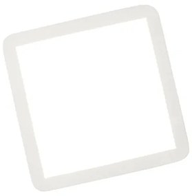 Mennyezeti lámpa fehér 30 cm LED-del, 3 fokozatú fényerő-szabályozóval IP44 - Steve