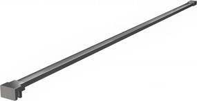 Mexen egyszerű tartó zuhanyfalhoz 6-8 mm, gun gray kefélt - 800-01-66