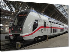 Vászonkép 90x60 Vonat az állomáson