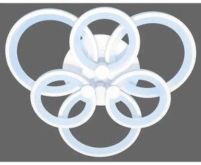 LED Felületre szerelhető csillár SIENA LED/72W/230V fehér + távirányítás