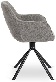 Forgó Étkezőszék Szürke Színben. PEONY