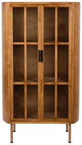 Natúr színű kaucsukfa tálalószekrény 80x140x38 cm Yaz – White Label