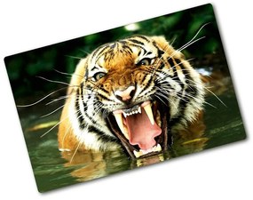 Üveg vágódeszka Ordító tigris pl-ko-80x52-f-609474