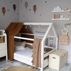 INSPIO Hőlégballon falmatrica állatkákkal
