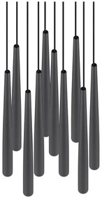 Fekete LED függőlámpa ø 30 cm Cala – Trio Select