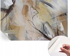 Öntapadós tapéta Fali furnér 3D Absztrakt kompozíció 416x254 cm