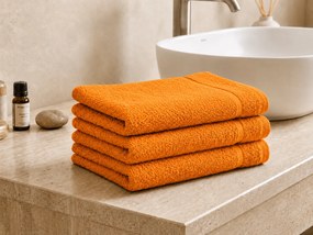 Classic narancssárga kis törölköző 30x50 cm 100% pamut