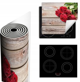 Tűzhelyvédő Szőnyeg Több Helyet Biztosít 60x52 Rózsa fa