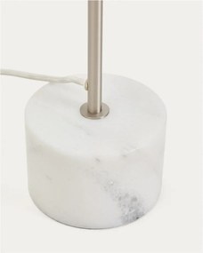 Ezüstszínű állólámpa (magasság 121 cm) Lynor – Kave Home