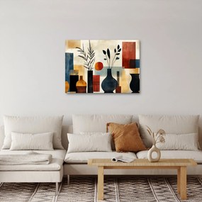 Kép - Kubista vázák (70x50 cm)
