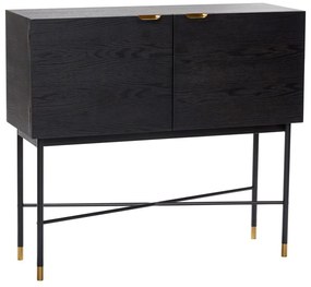 Norm fekete kőrisfa komód - Hübsch