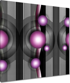 Festmények 80x80 Lila absztrakt