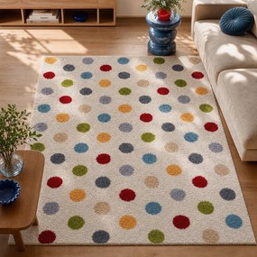Krémszínű szőnyeg 160x230 cm Norge Dots – Universal