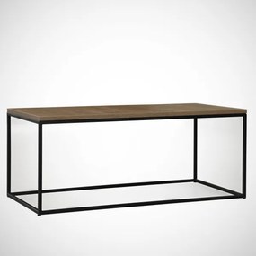 COSCO konferencia asztal 43x95 cm barna/fekete