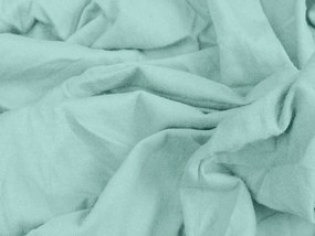 Jersey lepedő EXCLUSIVE mentol 180x200 cm, 100% pamut