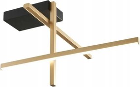 Modern mennyezeti lámpa előszobába Led Edge 22008C3-BK/GD Zuma Line