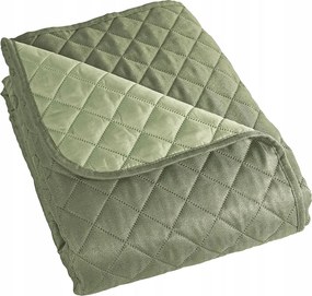 Dekoratív ágytakaró Fenyő 170x210 cm Szürke-zöld