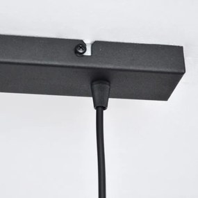 LED Csillár zsinóron VOLTA 2xE27/15W/230V fekete/arany