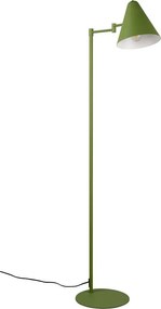 Zöld állólámpa hajlítható szerkezettel (magasság 126,5 cm) Cosima – Trio