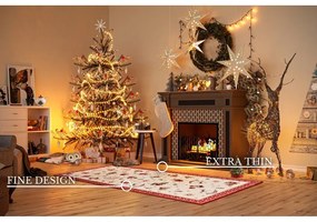 Piros pamutkeverék futószőnyeg karácsonyi mintával 80x200 cm Toy's Delight Red Christmas – Villeroy&amp;Boch