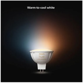 LED Dimmelhető izzó Philips Hue WA GU5,3/MR16/5,1W/12V 2200-6500K