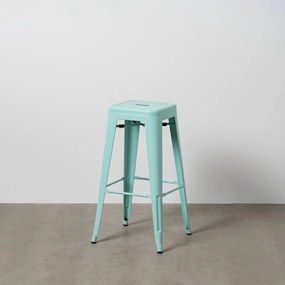 Türkiz fém bárszék szett 2 db-os (ülésmagasság 76,5 cm) – Ixia