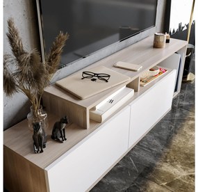 TV asztal/Szekrény Neru (cordoba + fehér) . 1102389