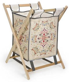 Textil szennyeskosár 50 l Flowers Tapestry – Madre Selva