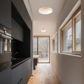 Mennyezeti lámpa NATURAL SLIM 2xE27/60W/230V ø 37 cm fenyő