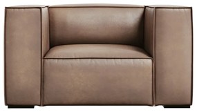 Világosbarna bőr fotel Madame – Windsor & Co Sofas