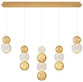 CREMONA LED csillár kábelen LED/27W/230V 3000K arany