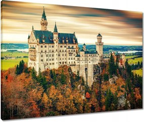 Vászonkép 80x60 Neuschwanstein kastély