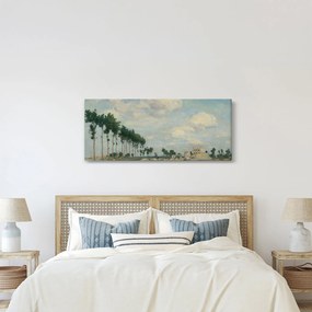 Kép - Johan Barthold Jongkind, The Towpath, reprodukciók (120x50 cm)