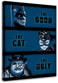 Gario Vászonkép Kollázs Batman, Catwoman, Penguin - DDJVigo Méret: 40 x 60 cm