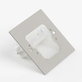 LED lépcsővilágító lámpa mozgásérzékelővel LED/1,5W/230V 3000/4000/6000K szürke