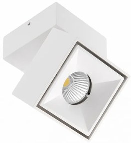 Lámpa Mennyezeti BIANCO 8W, 680lm, AC220-240V,50/60 Hz,Ra≥80,IP20,36°,2700/3300/4000K, kocka, fehér