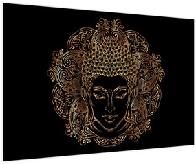 Arany Buddha képe (90x60 cm)