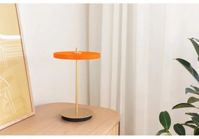 Narancssárga LED dimmelhető asztali lámpa fém búrával (magasság 31 cm) Asteria Move – UMAGE