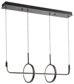 Redo 01-2705 - LED csillár kábelen OLIMP LED/40W/230V 3000/4000/6500K fekete