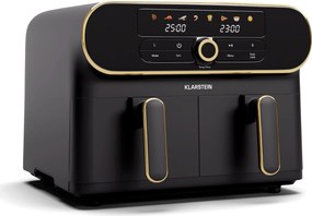 Klarstein AuraAir Color Touch forrólevegős fritőz, 10 l, 1700 W, 80 - 200 °C, 8 program