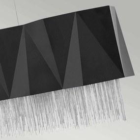 Elstead glamour modern függeszték zuma fekete ezüst elshk-zuma-isle-sbs