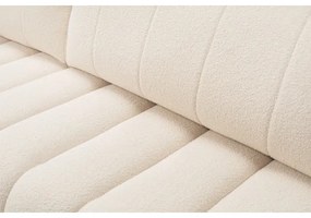 DESIO balos L-alakú sarokgarnitúra, ággyá nyitható és ágyneműtartós, bézs